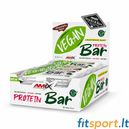 Amix Vegan Protein Bar 20 x 45 g 